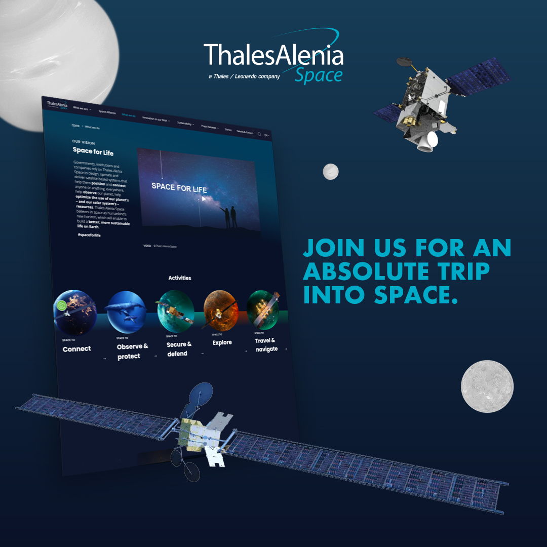 Thales Alenia Space new website