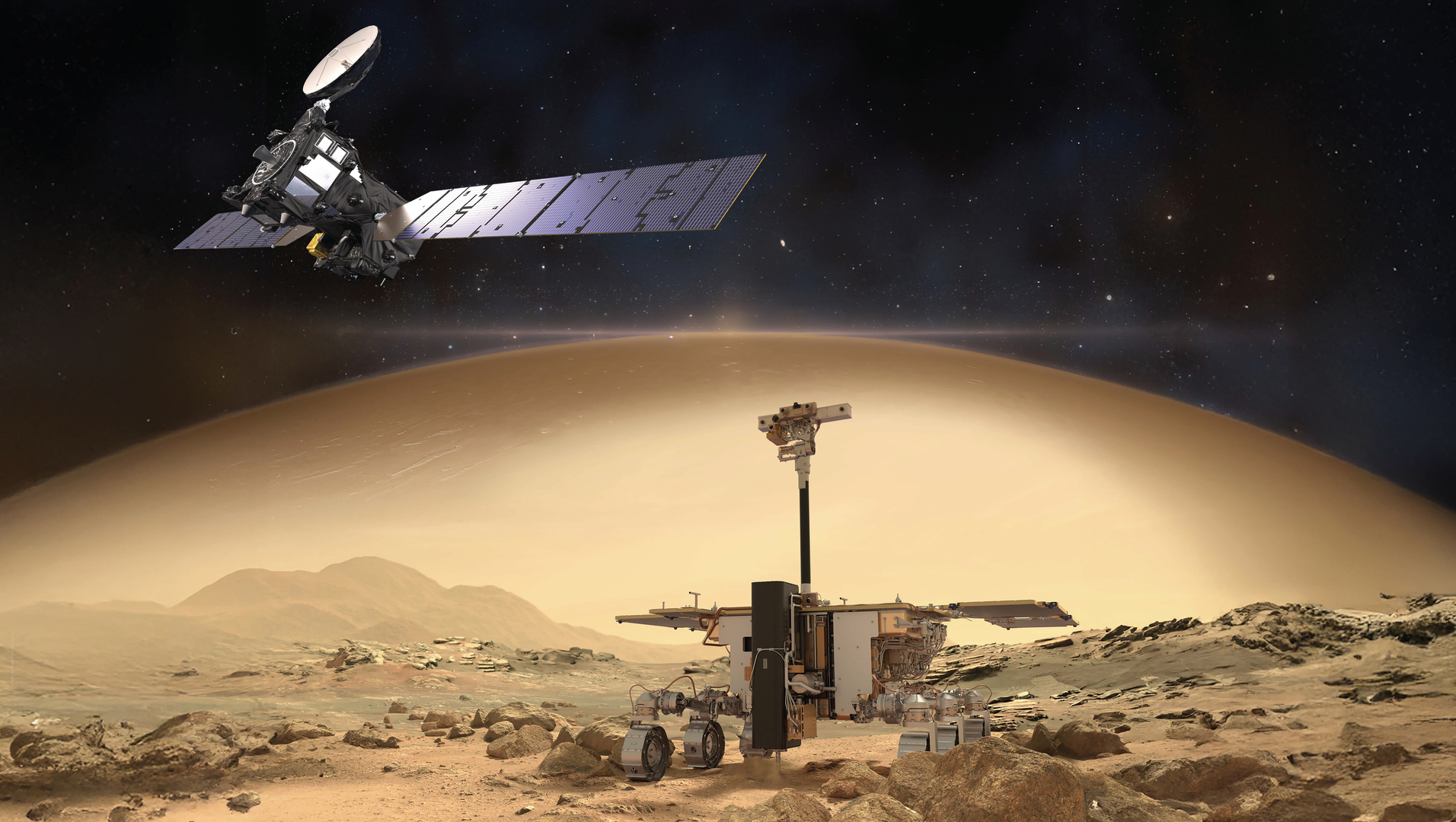 exomars vue d'artiste
