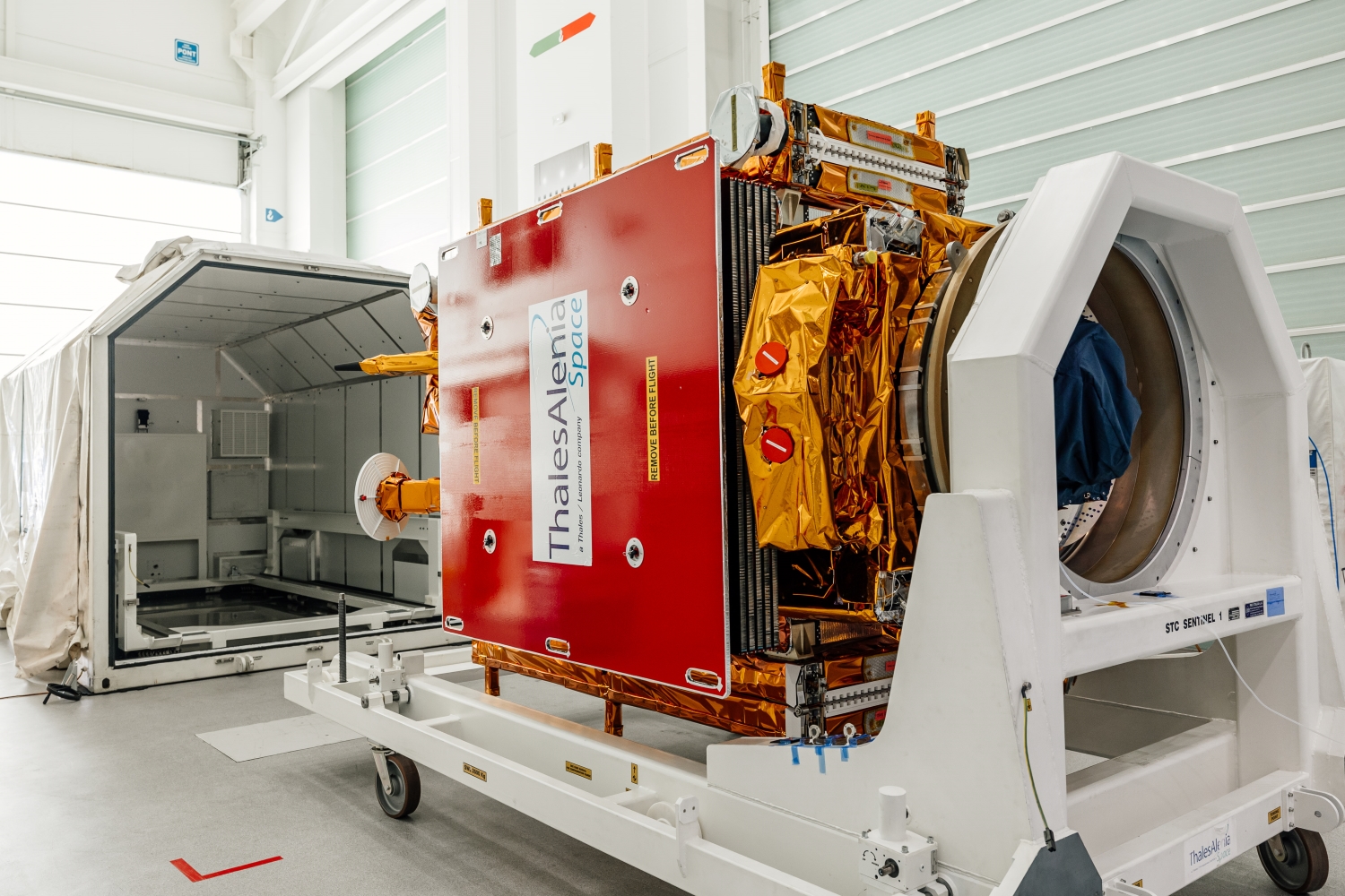 Sentinel-1D_loaded-into-its-container